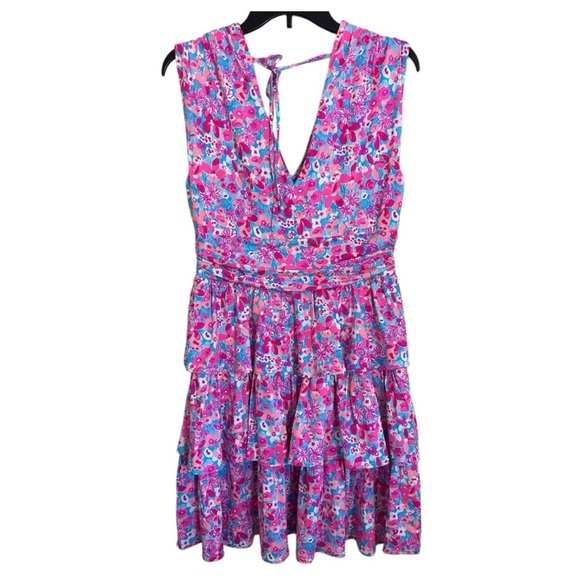 Lilly Pulitzer Purple Pink Halter Mini Dress - Picture 4 of 12